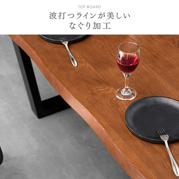 お掃除ロボット対応 ダイニング 5点セット 4人掛け 160 × 90 ダイニングテーブルセット 天然木 テーブル 長方形【超大型商品】〔99900005〕