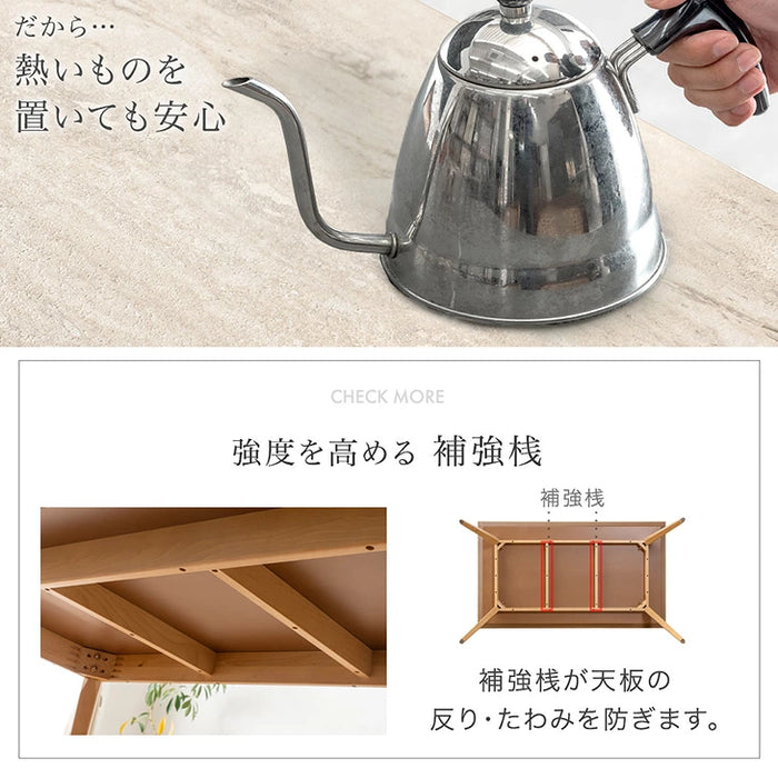 ［幅150cm］セラミック ダイニングテーブルセット お掃除ロボット対応 ダイニングチェア ベンチ【玄関渡し】【超大型商品】〔99900144〕