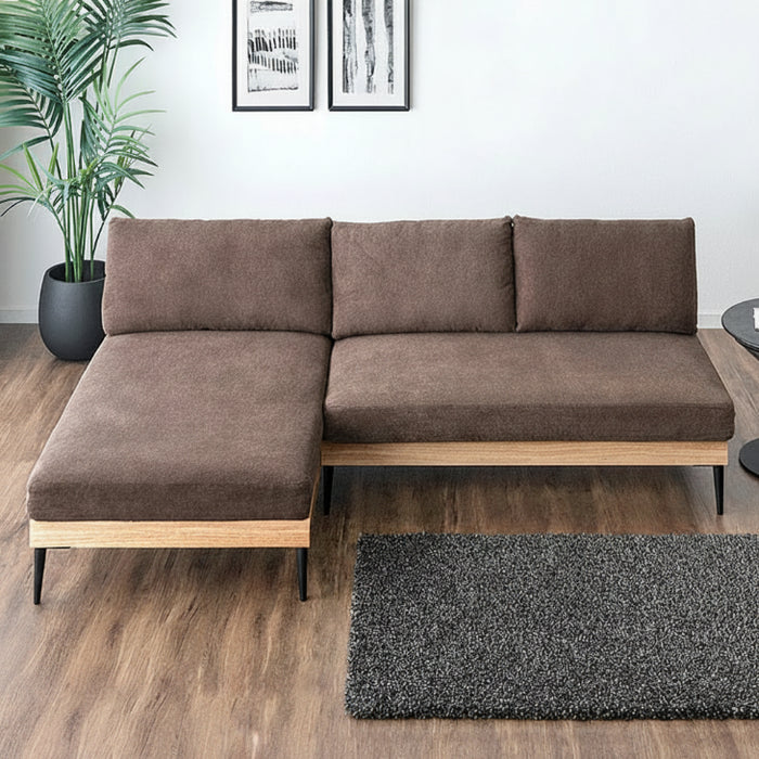 【新品・送料無料】オシャレな3人掛けカウチソファ 楽天市場】【左右・2色選べる】カウチソファ 3人掛け コンパクト