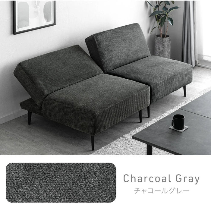 【11月の目玉プライス】高耐久生地 ソファ 洗える カバーリング ペットがいる家庭でも安心 ローソファ リクライニング 北欧〔99900561〕