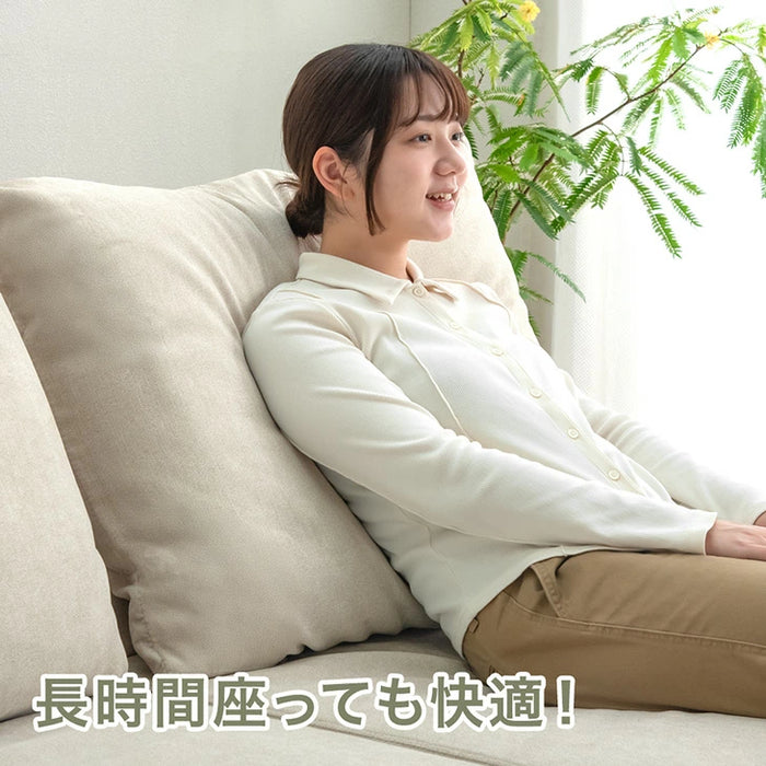 ［幅90］ハイバック ソファベッド 洗える カバーリング 1人掛け ウッドフレーム 脚付き 北欧〔82500124〕