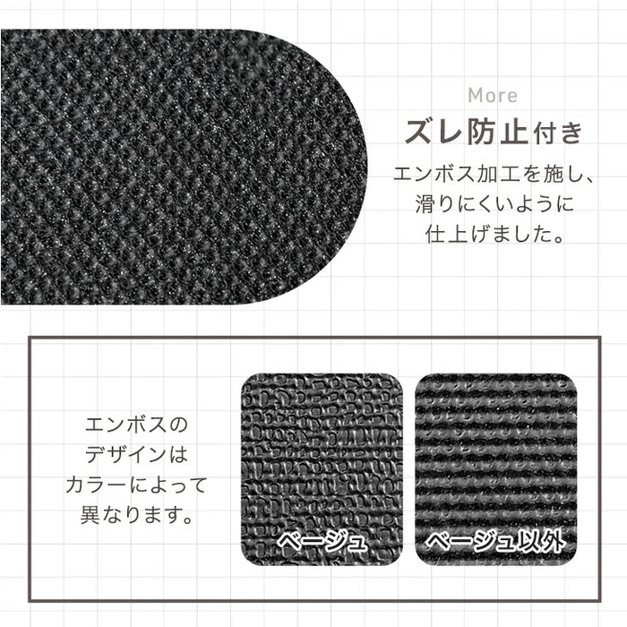 ［10枚/1.5畳用］タイルカーペット 10枚 防炎 防音 洗える 絨毯 フローリングマット〔90800003〕