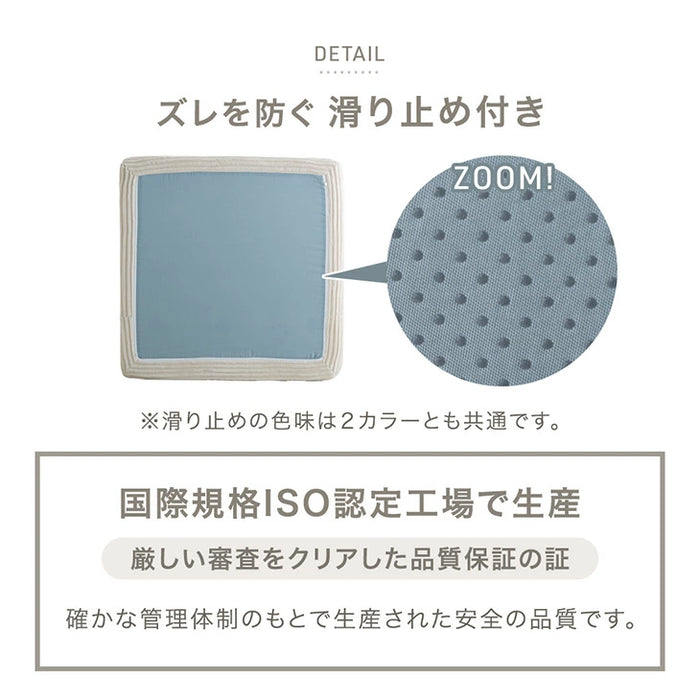 ［1Pタイプ］コーデュロイローソファ 1人掛け 圧縮 フロアソファ ユニットソファ〔42500132〕