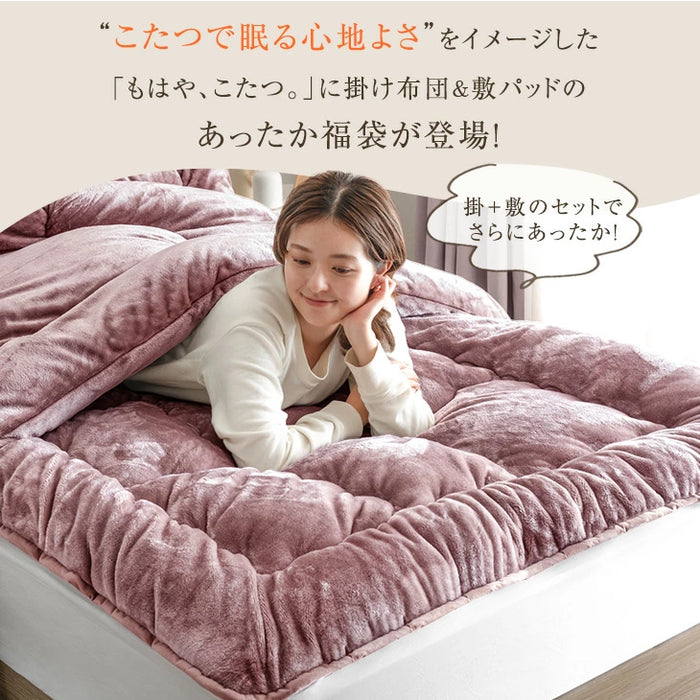 ★2026暖か福袋★ もはや、こたつ。［掛け布団&敷パッド］洗える シングル スタンダードタイプ〔99993115〕