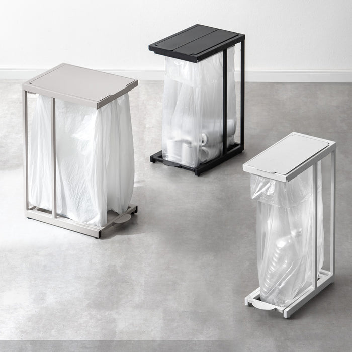 【新発売記念プライス】［45L］［単品］蓋付きゴミ箱  縦開き ペダル式コンパクト 省スペース 分別 ダストボックス おしゃれ〔17600171〕