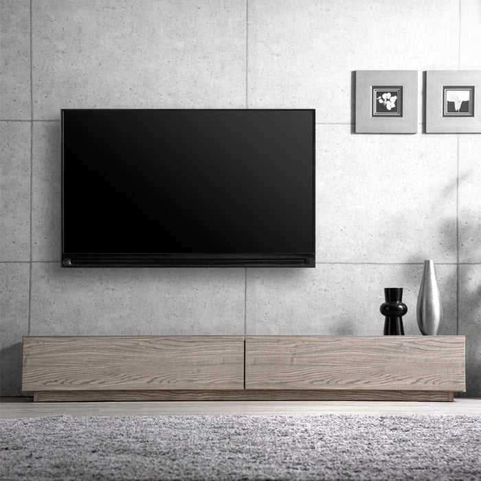 ［幅180］テレビ台 ローボード 国産 完成品 モルタル調 テレビラック 収納 日本製【超大型商品】〔33010062〕