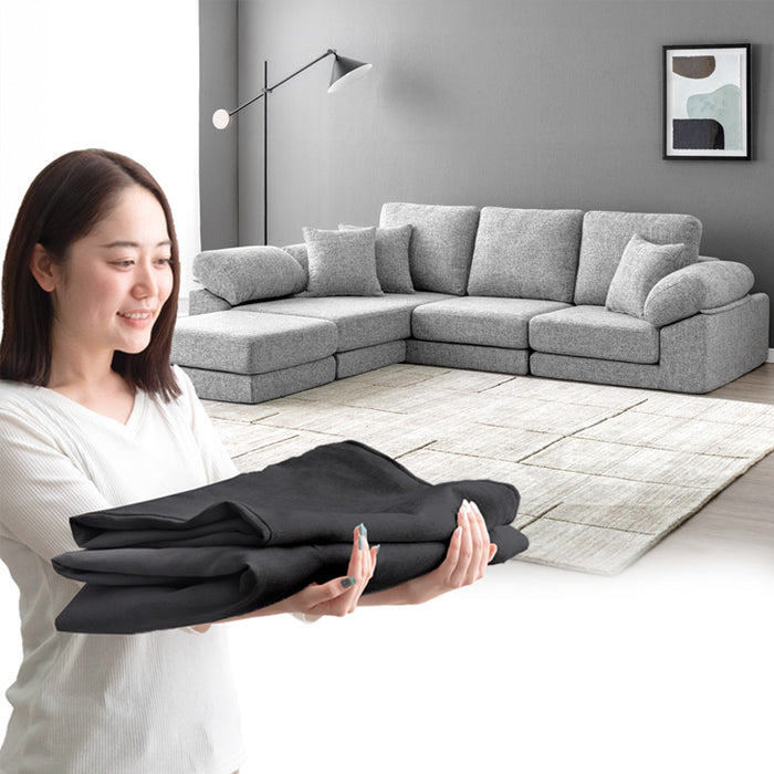 【商品番号：42500125専用】 ソファカバー 当店カウチローソファ専用 洗える 替えカバー〔42500146〕