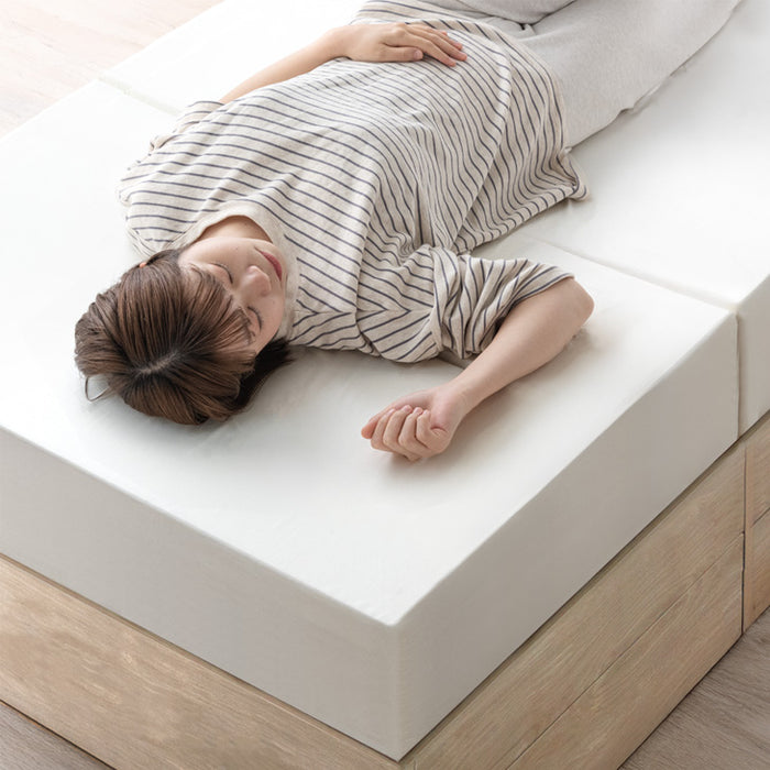 マットレス(セミダブル) マットレス セミダブル 厚さ4cm プロファイル加工 セブンフィット