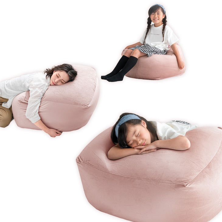 マイクロビーズ　フラワークッション　セット売り　まとめ売り　４色　値下げ交渉OK Lサイズ］くすみカラーに一新！ビーズクッション 洗える カバー