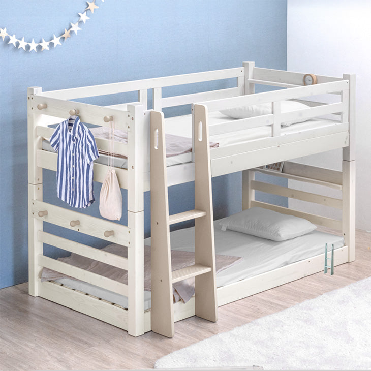 現役ママが考えた 二段ベッド 耐荷重900kg 下段高さ4段階調節