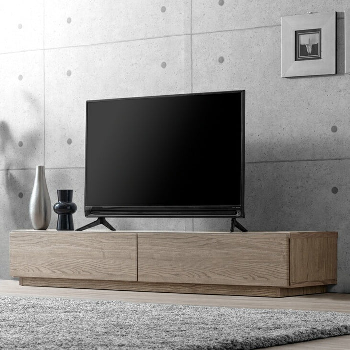 ［幅150］テレビ台 ローボード 国産 完成品 モルタル調 テレビラック 収納 日本製【超大型商品】〔33010061〕