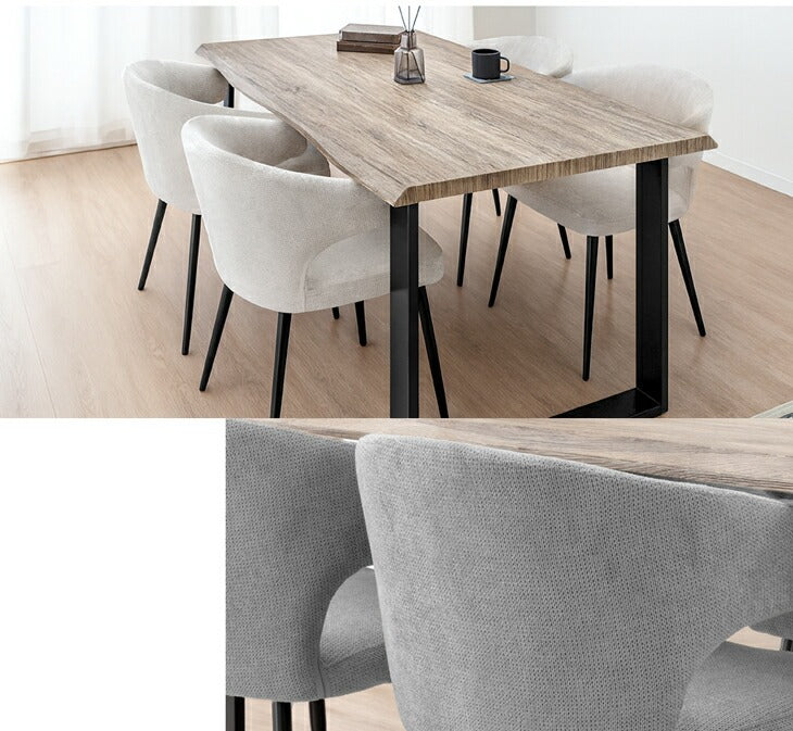 ［2脚セット］お掃除ロボット対応 ダイニングチェア 肘付き ハンギング ヴィンテージ〔83200046〕