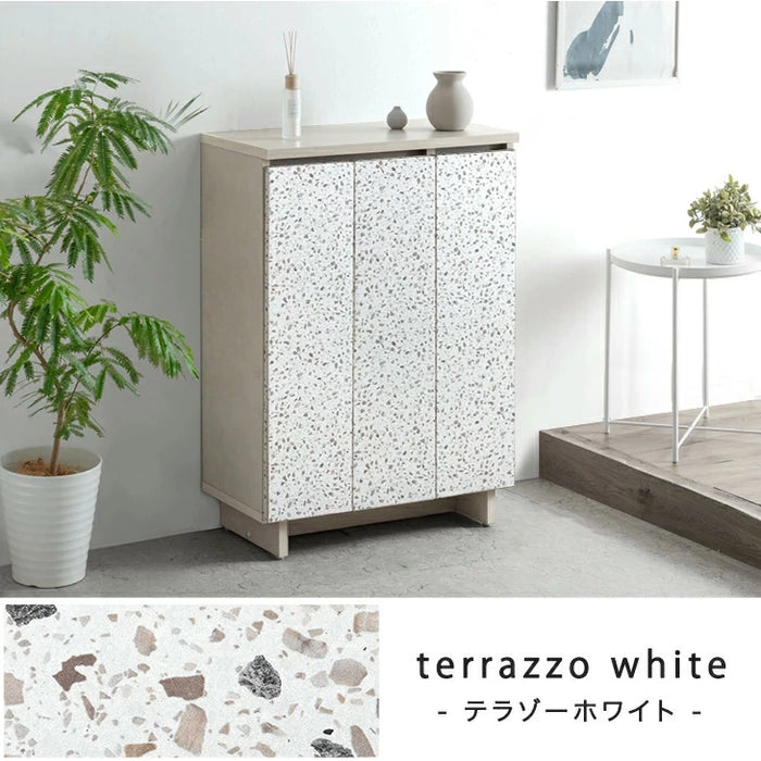 【BF限定プライス】［幅60］シューズボックス 大川家具 完成品 ソフトクローズ扉 可動棚 スリム 洗える 棚板 大容量 靴箱 下駄箱〔24900114〕