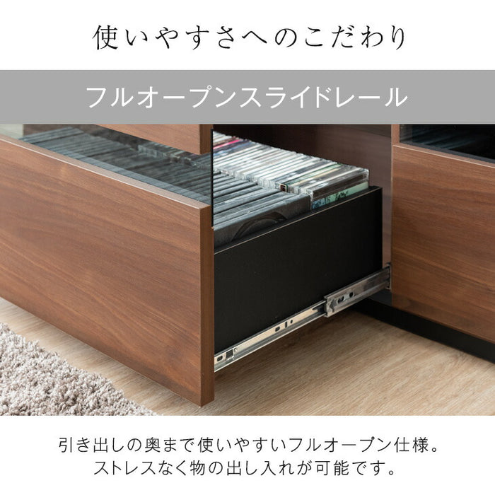 幅150cm］ テレビ台 国産 完成品 ローボード 木製〔33010076