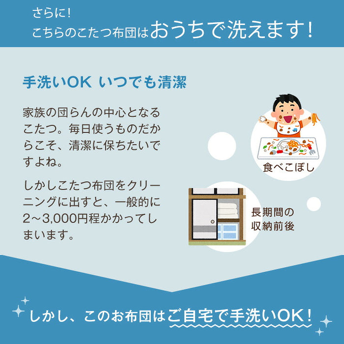 ［2点セット］速暖2秒600ｗハロゲンヒーター こたつテーブル + 掛布団 手元コントローラー付 ピーチスキン生地  洗える〔00100350〕