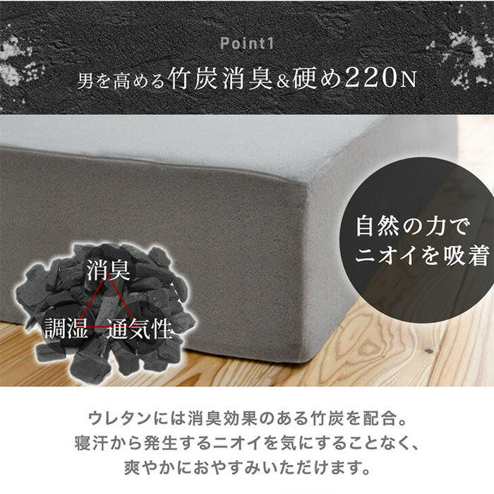楽天市場】男の高反発(R) Z 極厚20cm 三つ折り マットレス 消臭
