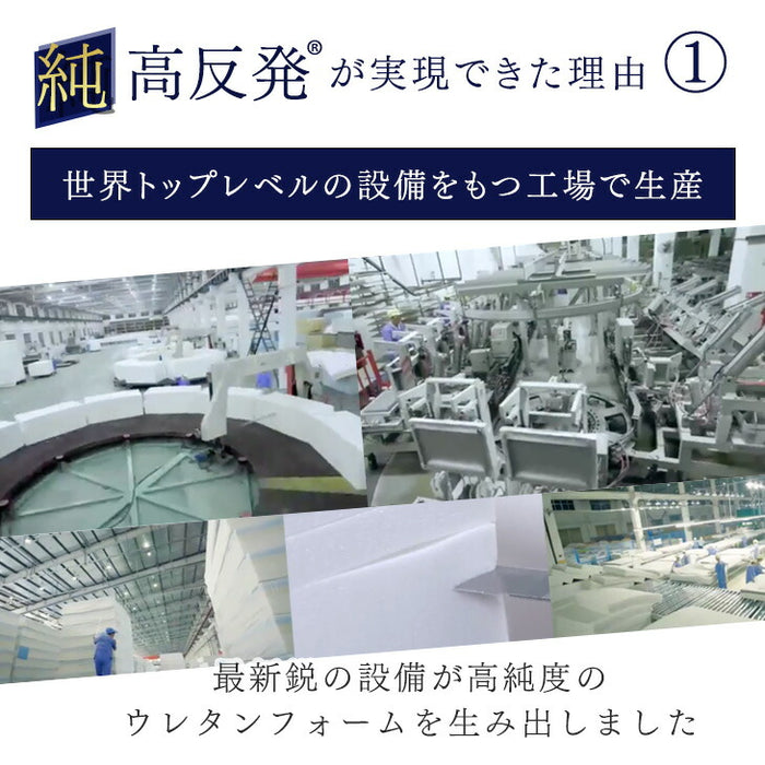 [キング］男の高反発マットレス 極厚20cm 竹炭 消臭 3つ折り 高密度30D〔13810154〕