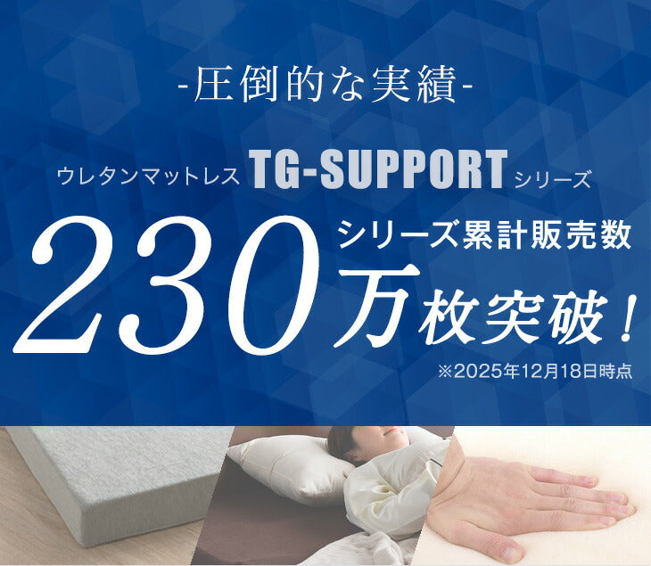 ［シングル］低反発マットレス スタンダードタイプ 厚み8cm 洗えるカバー付 低反発 高反発 ウレタン マットレス〔13810004〕