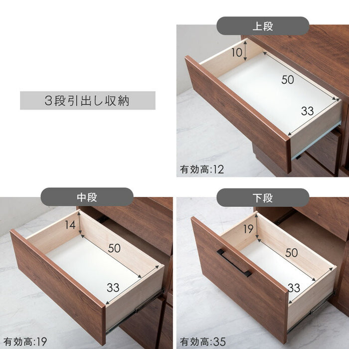 幅180］組み替えOK！ キッチンカウンター 日本製 完成品 食器棚