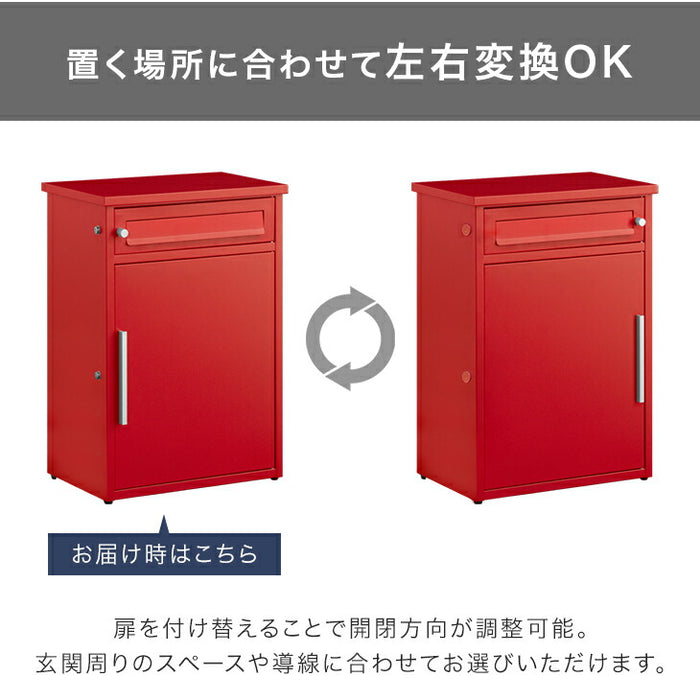 あかおかずき　複数ボックス 楽天市場】鍵扉付き収納BOX 3段 鍵付き収納 3段BOX 3段鍵付き 鍵