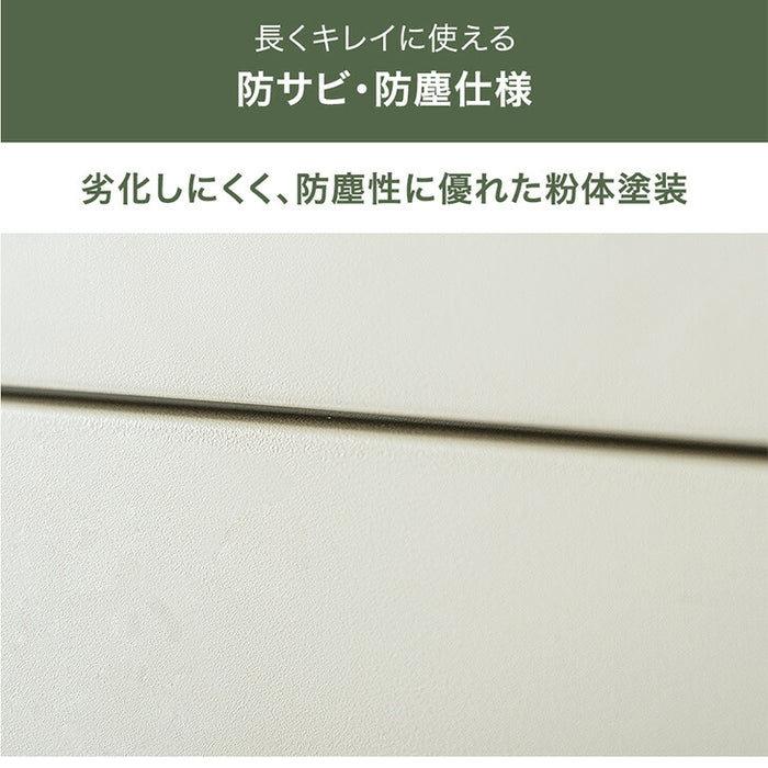 【新発売記念プライス】《完成品でお届け》 ポスト一体型 宅配ボックス 鍵付き 大容量96L 置き配 防水 指示マグネット付 組立不要〔17600167〕