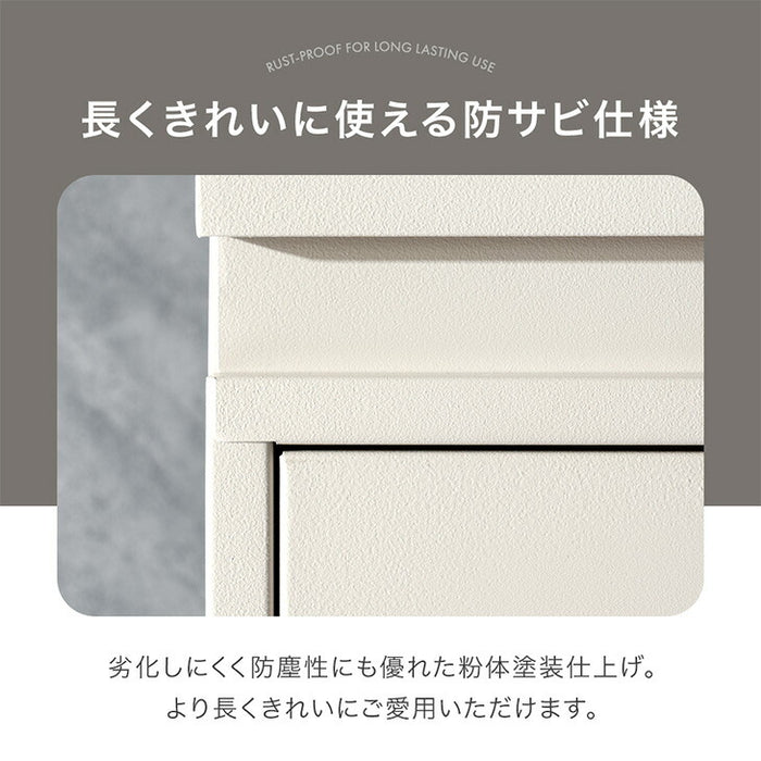 スタンドポスト 置き型 ポスト ダイヤル錠 防水 メールボックス〔17600203〕