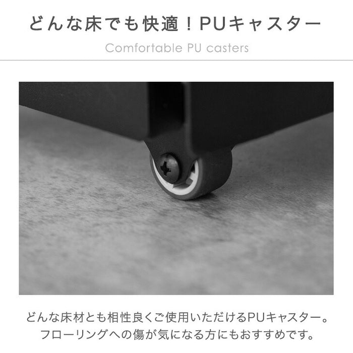 ［フタ有り Mサイズ］特許取得 拡張ゴミ箱 最大8分別 キャスター付 ゴミ袋ホルダー 拡張OK ダストボックス〔99900578〕