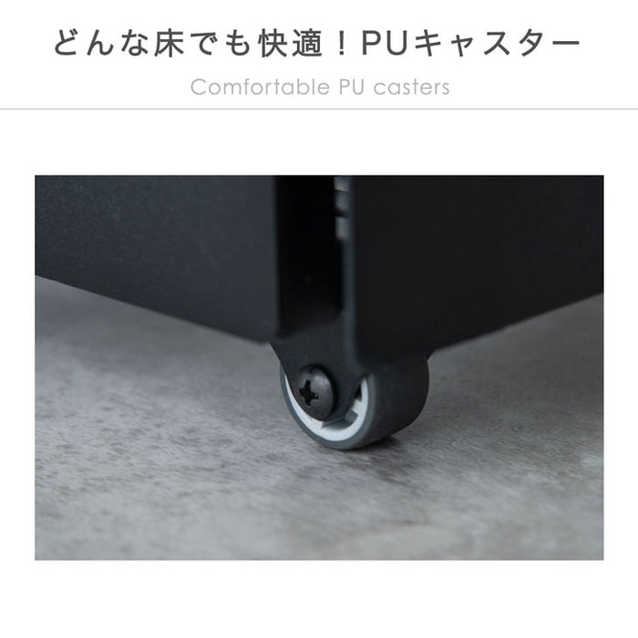 特許取得 拡張ゴミ箱 Mサイズ 最大8分別 キャスター付 ゴミ袋ホルダー 拡張OK フタ無し ダストボックス〔17620026〕