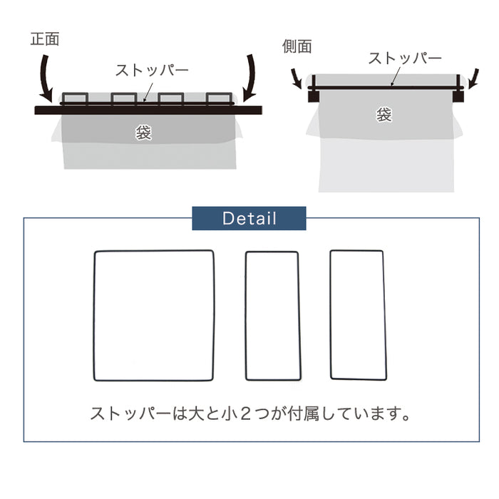 最大8分別 ダストワゴン 拡張式 ゴミ袋スタンド キャスター付き〔17620100〕