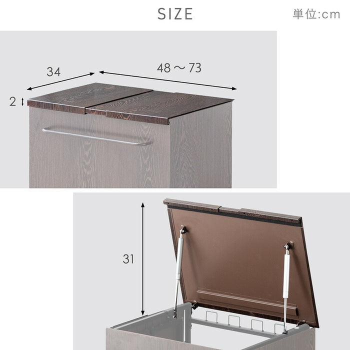 【商品番号：17620097専用】当店木目調ダストワゴン専用 蓋単品 蓋 蓋のみ ダストワゴン ゴミ袋スタンド ごみ箱ラック ゴミ箱 ごみ箱〔17630148〕