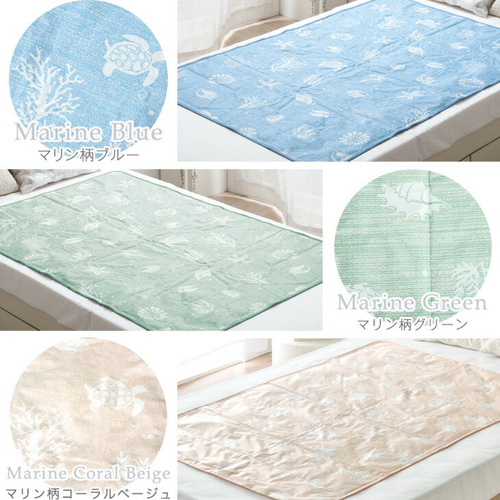 ひんやりマット SNOW SALT ［シングル 90×140cm］ 接触冷感 Q-max0.59