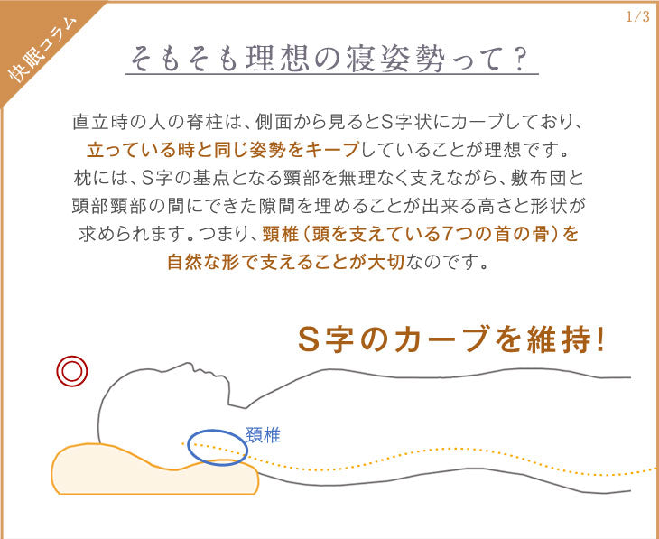 セミオーダー枕低反発枕 ウレタン 枕 3次元立体構造 頸椎サポート 〔19110020〕