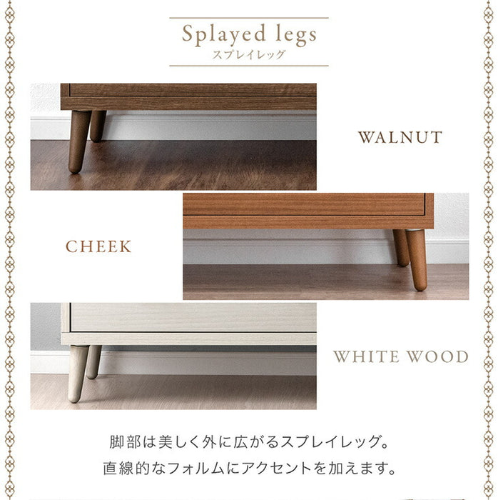 ［5段］チェスト 幅80 日本製 完成品 木製 おしゃれ 北欧 収納 家具 整理タンス 衣類 収納 リビング タンス 収納棚 国産 シンプル アンティーク アイアン スライドレール〔23570030〕