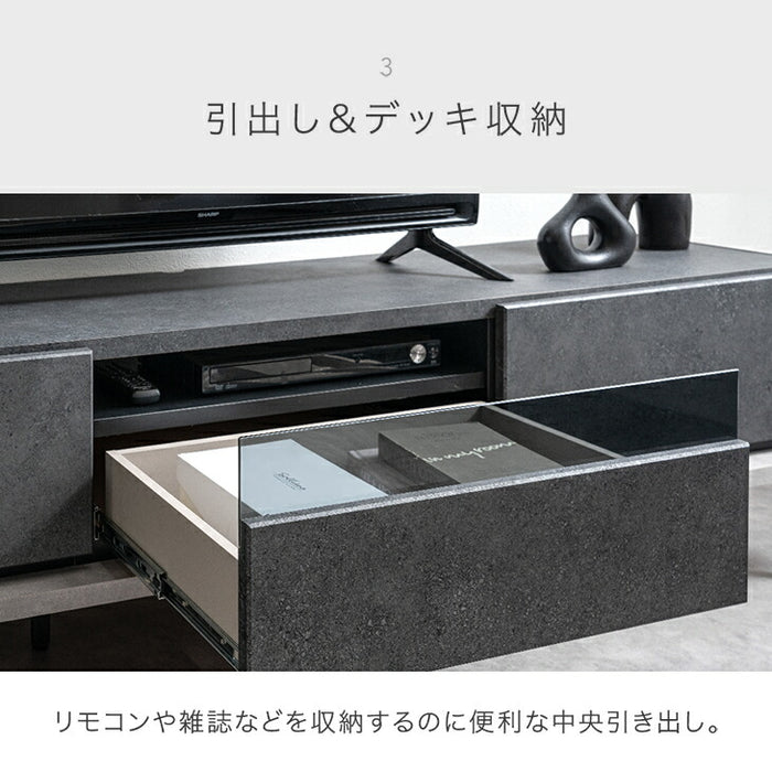 【新発売記念プライス】［幅180］テレビ台 国産 完成品 引出し収納 ロータイプ テレビボード 脚付き 大川家具【超大型商品】〔24900130〕