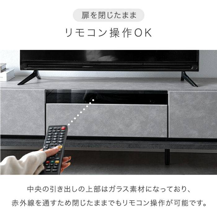 【新発売記念プライス】［幅180］テレビ台 国産 完成品 引出し収納 ロータイプ テレビボード 脚付き 大川家具【超大型商品】〔24900130〕