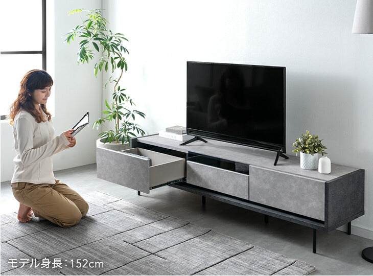 【新発売記念プライス】［幅180］テレビ台 国産 完成品 引出し収納 ロータイプ テレビボード 脚付き 大川家具【超大型商品】〔24900130〕