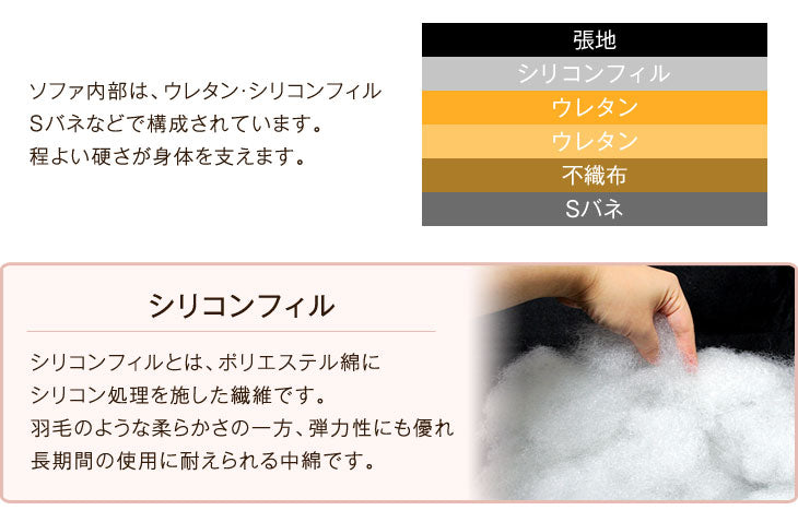 収納付きソファ 跳ね上げ式 3人掛け ファブリック 左右組み換えOK ソファーベッド 収納ソファ【超大型商品】〔31200020〕