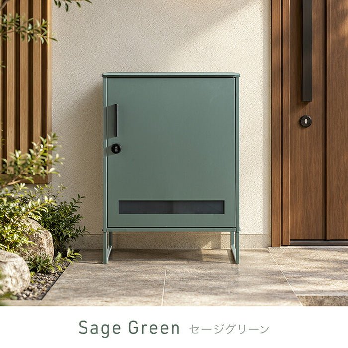 【新発売記念プライス】宅配ボックス 大容量 100L 耐水 脚付き  LIVBOX ーリブボックスー〔41910016〕