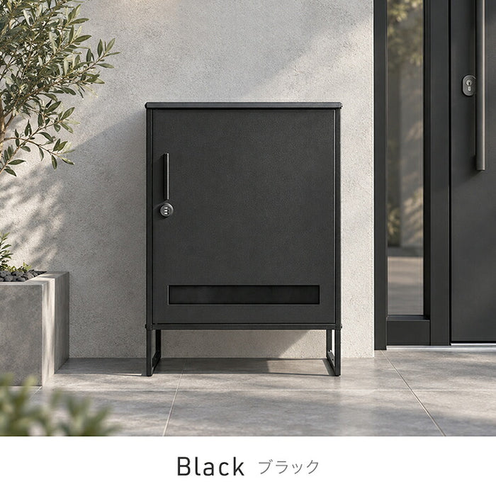 【新発売記念プライス】宅配ボックス 大容量 100L 耐水 脚付き  LIVBOX ーリブボックスー〔41910016〕