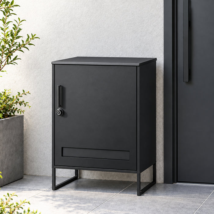 【新発売記念プライス】宅配ボックス 大容量 100L 耐水 脚付き  LIVBOX ーリブボックスー〔41910016〕