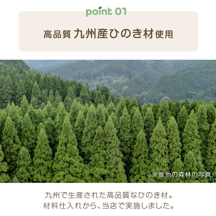 "匠の木育" 日本製 二段ベッド 大川家具 ひのき コンセント付【超大型商品】〔42600014〕