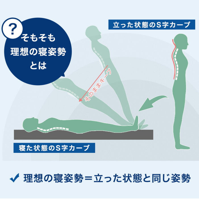 [セミシングル 幅60cm] Goo3D《グッスリード》 マットレス 三つ折り 10cm 高反発 3Dカット 3ゾーン 体圧分散 洗えるカバー 〔43300153〕