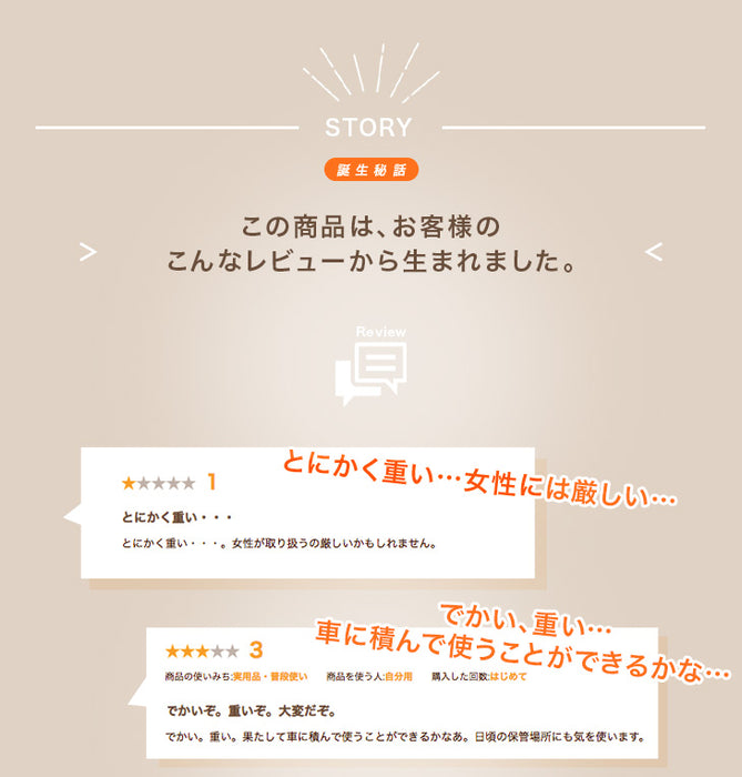 軽量&コンパクト キャリーワゴン 43L ストッパー付 耐荷重80kg 軽量 7kg 折りたたみ キャリーカート〔44400021〕