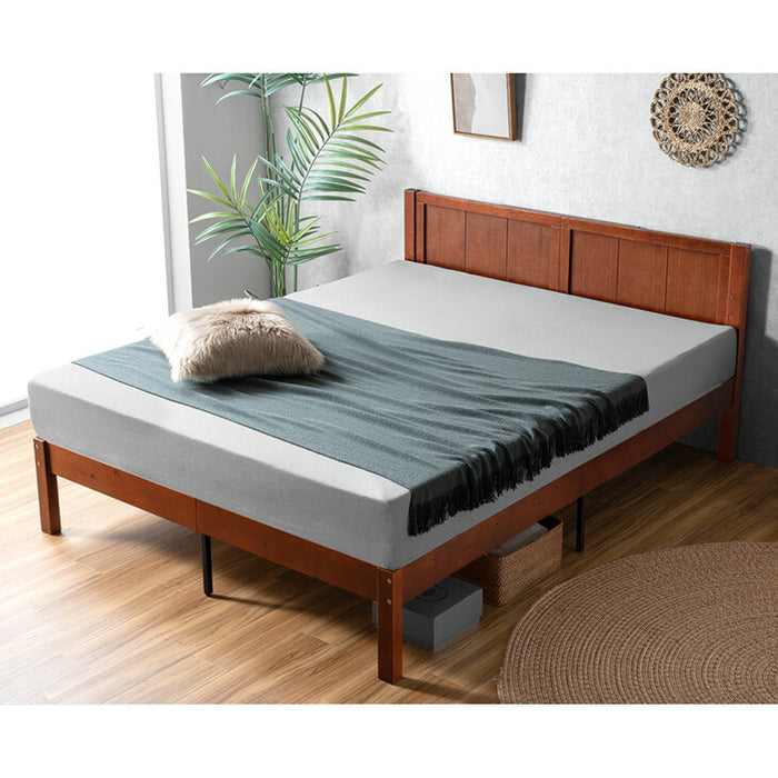 ［キング］北欧パイン ベッドフレーム  天然木 すのこベッド 木製 北欧 おしゃれ  〔49600389〕