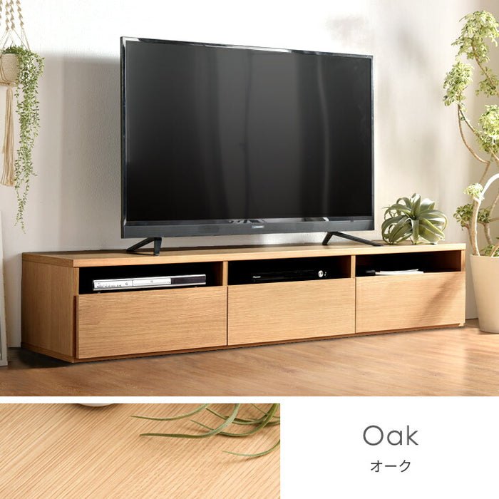 幅180cm］テレビ台 日本製 収納 完成品 ロータイプ モルタル調 テレビ