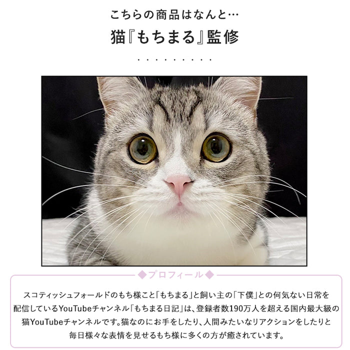 もちまる監修 洗える ごろ寝マット 80×180cm もちとろ肌触り マイクロファイバー〔61140721〕