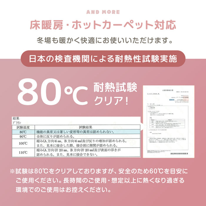 【新発売記念プライス】[12畳] 花柄 ジョイントマット大判 59cm 安心 低ホル 洗える 1級防音 抗菌 防臭 床暖房対応 サイドパーツ付 フローリング〔99900616〕