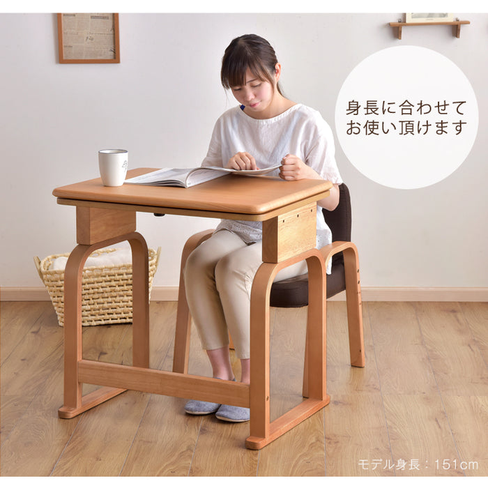 [1人用] [3点セット] [幅70×奥行50cm] パーソナルこたつセット 高さ3段階調節 石英管ヒーター 1年保証〔68140111〕