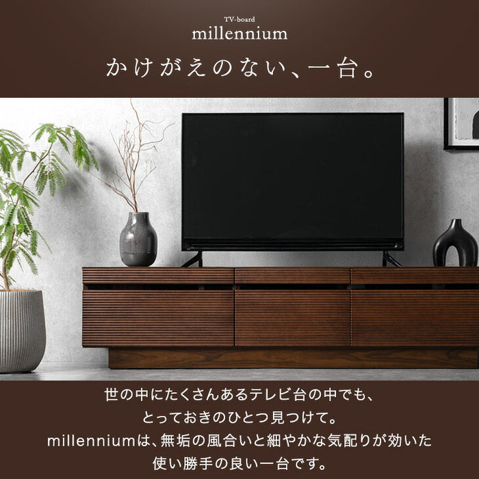 ［幅166cm］テレビ台 完成品 アッシュ 木製 北欧 ロータイプ キャビネット テレビボード【超大型商品】〔71020052〕