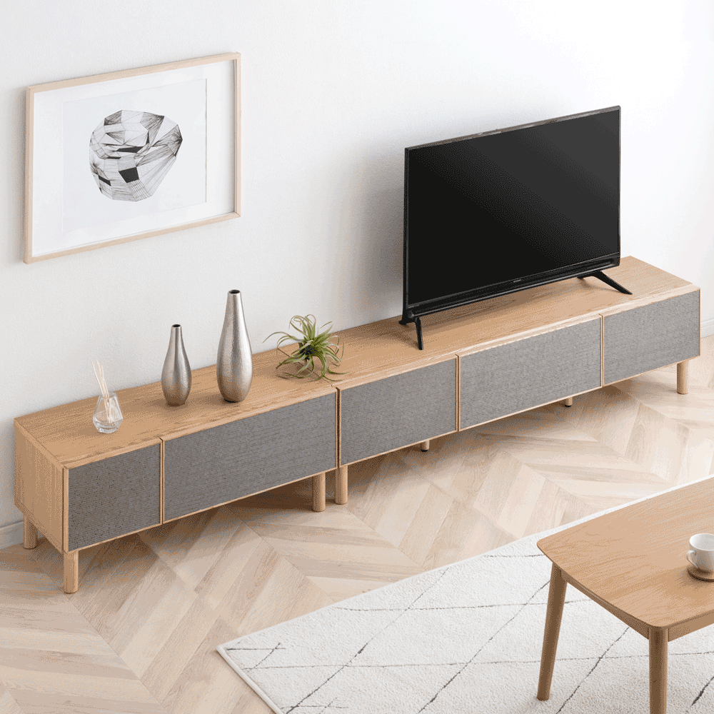 目玉アイテム テレビ台 240cm ローボード 完成品 北欧 木製 【超